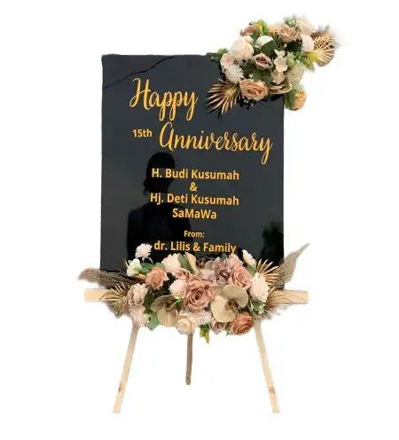 Papan Bunga Akrilik Cupak