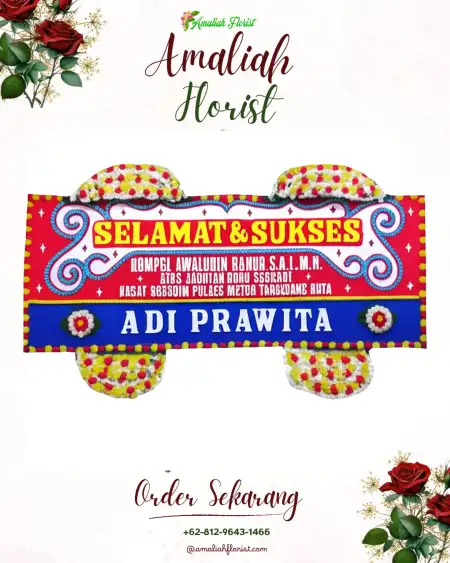 Papan Bunga Ucapan Selamat Cupak